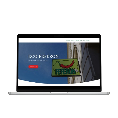 eco feferon web stranica, logo i reklama